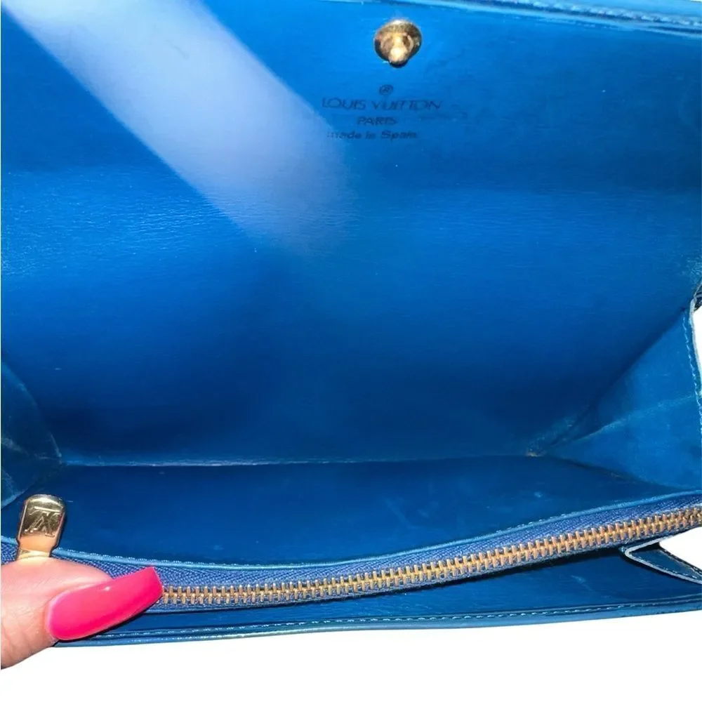 Louis Vuitton Epi Azure Blue Wallet
